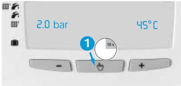 2.0 bar 45°C 1 10 s