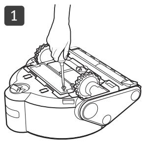SAMSUNG JET BOT AI+ - Entfernen des Akkus - 1