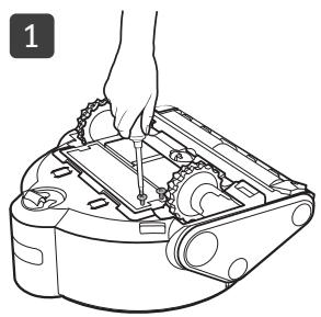 SAMSUNG JET BOT AI+ - Slik fjerner du batteriet - 1
