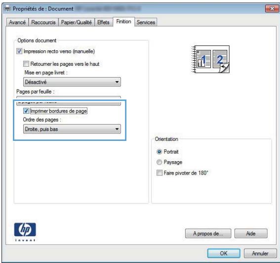 HP LASERJET PRO 400 M425 - Impression de plusieurs pages par feuille avec windows - 5