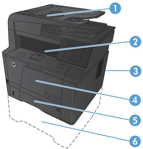 HP LASERJET PRO 400 M425 - Emplacement des boulons - 1