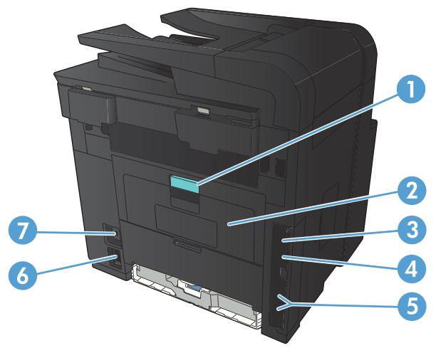 HP LASERJET PRO 400 M425 - Vue arrêté de l'imprimante - 1