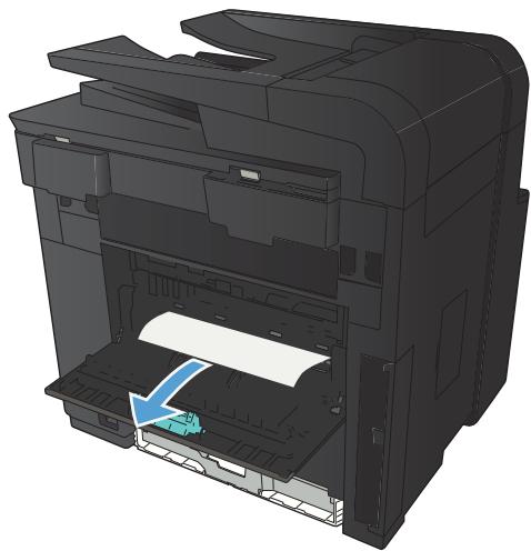 HP LASERJET PRO 400 M425 - Supprimer un bourrage papier dans la zone de l'unité d'impression recto verso. - 2