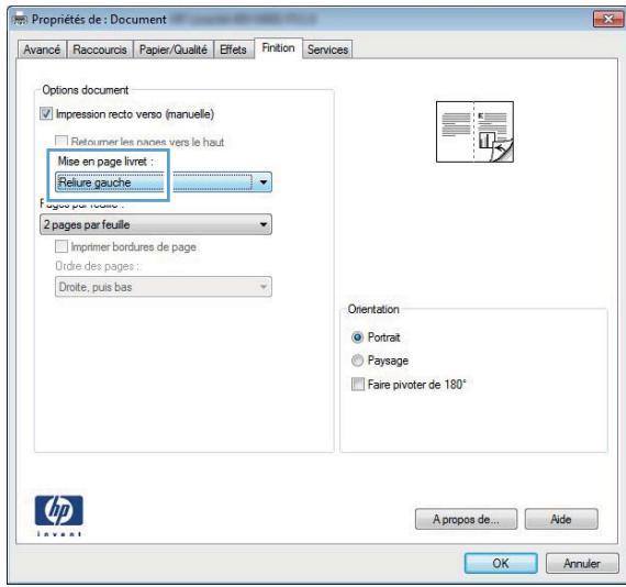 HP LASERJET PRO 400 M425 - Créer un livre (windows) - 4