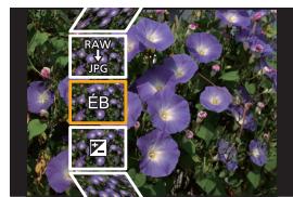 PANASONIC LUMIX G9 - MENU → [lect.] → [traitement des RAW] - 1