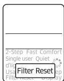 SAMSUNG AR09KSWSBWKN - Rappel de réinitialisation/nettoyage du filtré - 3