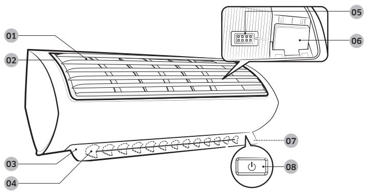 SAMSUNG AR09KSWSBWKN - Aperçu de l'appareil extérieur - 1