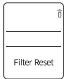 SAMSUNG AR09KSWSBWKN - Rappel de réinitialisation/nettoyage du filtré - 1