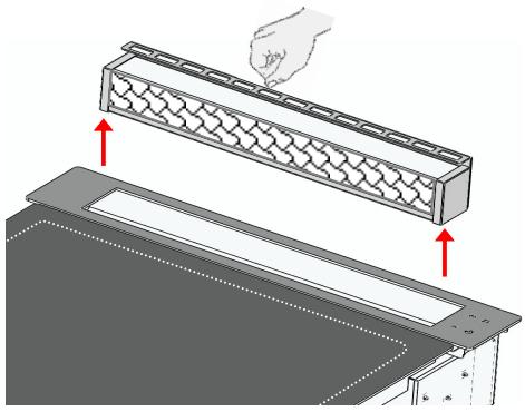 ELECTROLUX DMPL0140SW  -  942 150 332 - Removing the filter - 1