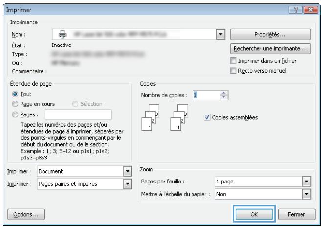 HP LASERJET PRO M125NW - Imprimer en manuel des deux côtés (Windows) - 4