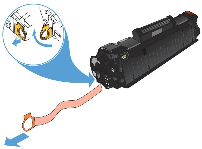 HP LASERJET PRO M125NW - Remplacement du toner - 6