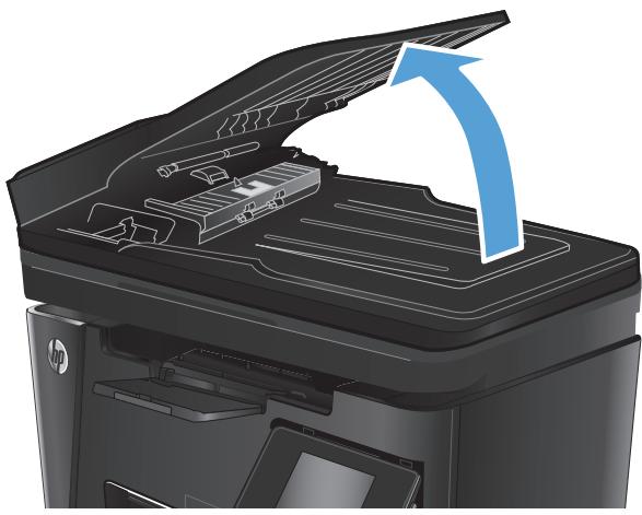 HP LASERJET PRO M125NW - Nettoyez les rouleaux et le tampon de séparation du bac d'alimentation. - 1