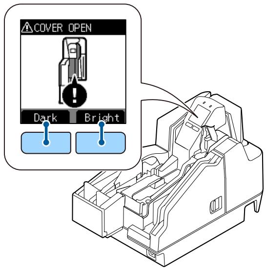 EPSON TM-S2000II - Adjusting LCD Backlight Brightness - 1
