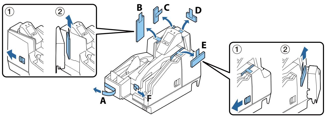 EPSON TM-S2000II - Removing the Packing Materials - 1