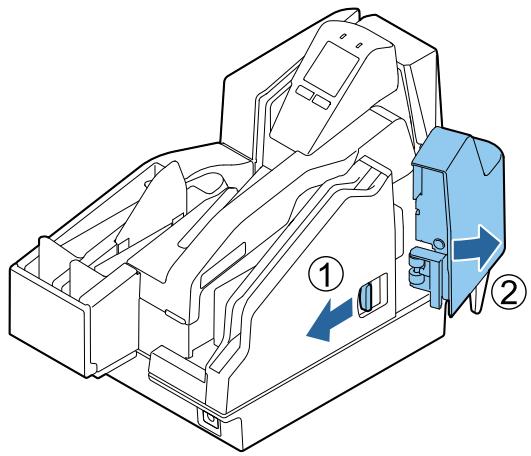 EPSON TM-S2000II - Opening the MICR Cover or Scanner Cover - 1