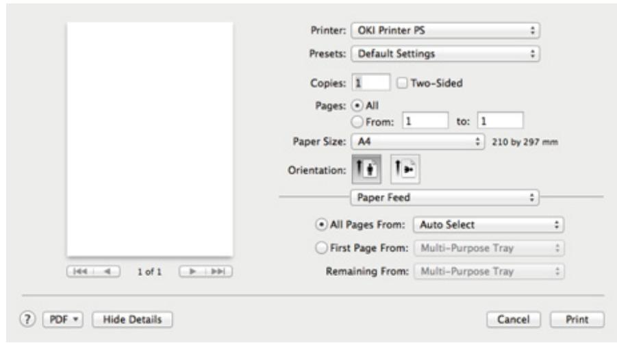 OKI ES5442DN - Impression depuis un ordinateur (Mac OS X) - 1