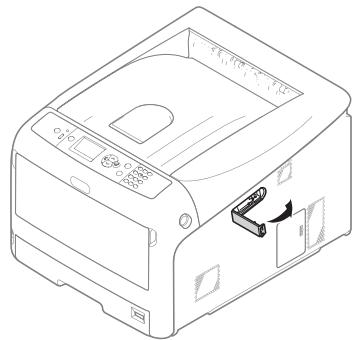 OKI C833N - Installation du module du réseau local sans fil - 4
