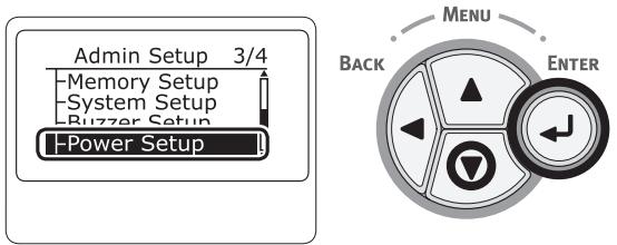 OKI C833N - Configuration du mode arrêt automatique - 5
