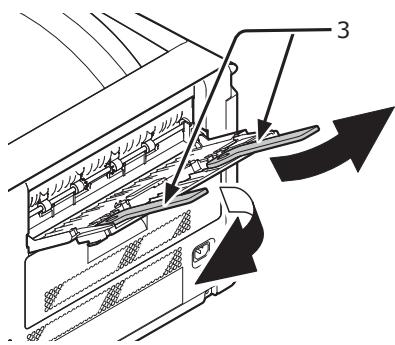 OKI C833N - Utilisation du bac de sortie arrêté - 3