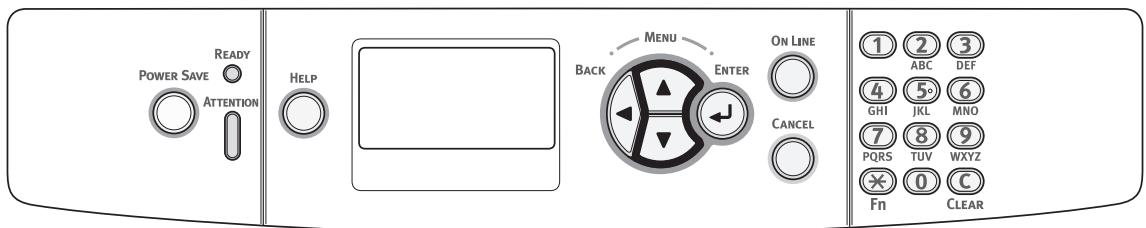OKI C833N - Vérification de l'état de l'imprimante grâce à l'écran - 1