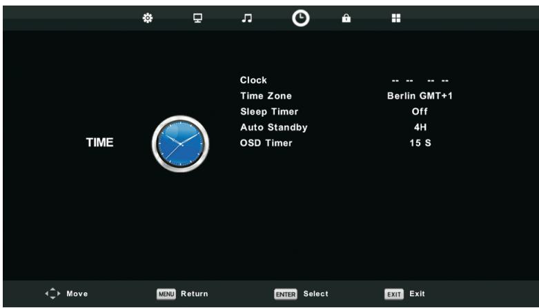 SCHNEIDER LED24-SCP100HC - Time Menu - 1