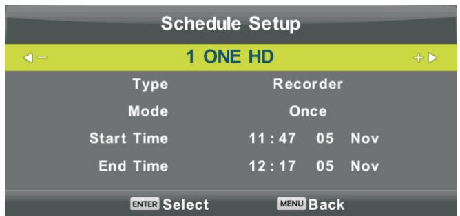SCHNEIDER LED24-SCP100HC - Schedule List - 2