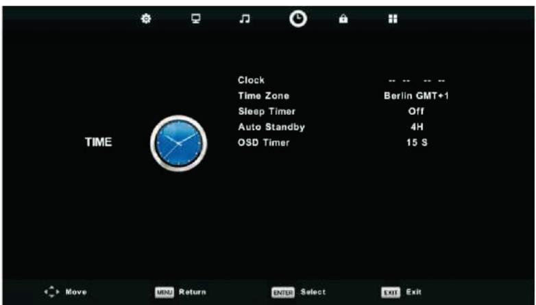 SCHNEIDER LED24-SCP100HC - Menu horaire - 1