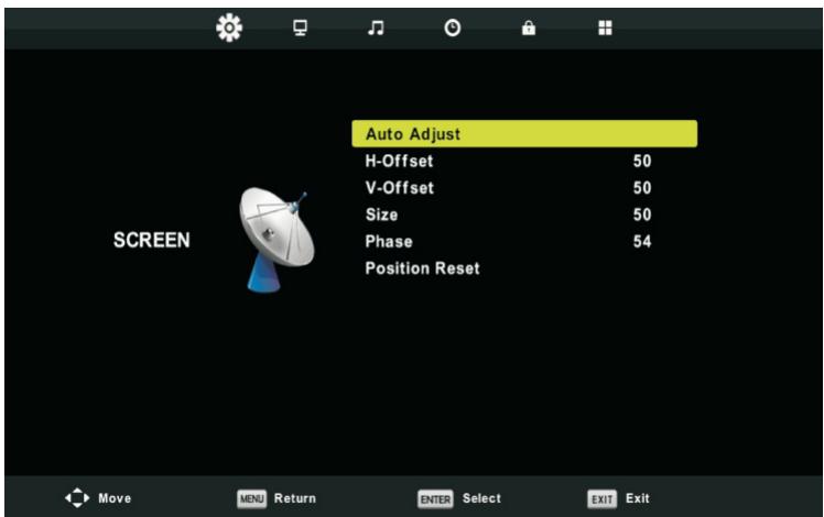 SCHNEIDER LED24-SCP100HC - Screen Menu - 1