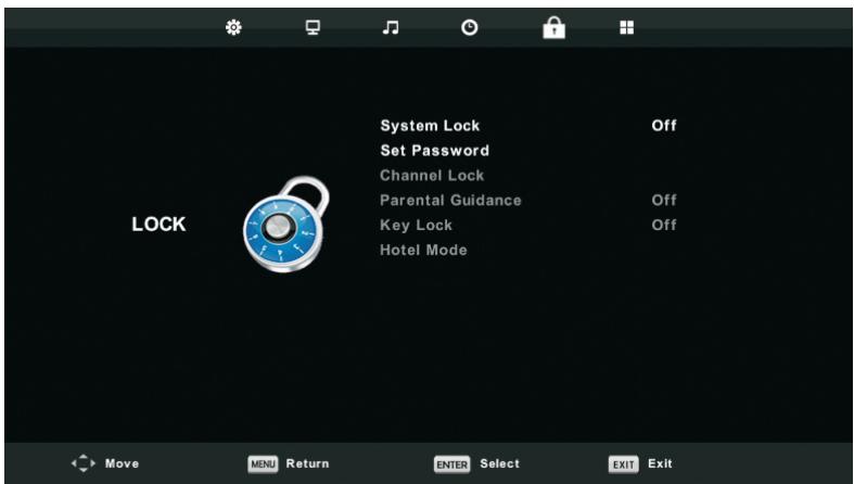 SCHNEIDER LED24-SCP100HC - Lock Menu - 1