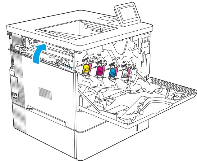 HP M555DN - Retrait et remplacement de l'unité de récapération du toner - 6