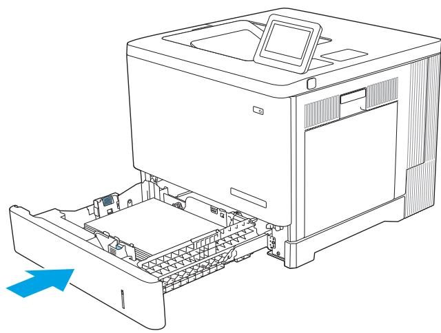 HP M555DN - Ouvrez le bac. - 4