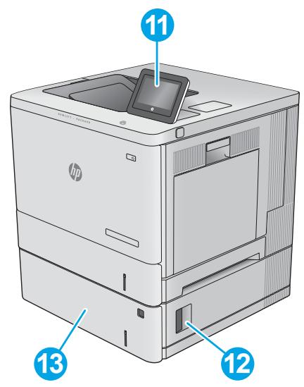 HP M555DN - Vue de face de l'imprimante - 2