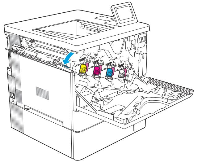 HP M555DN - Retrait et remplacement de l'unité de récapération du toner - 2