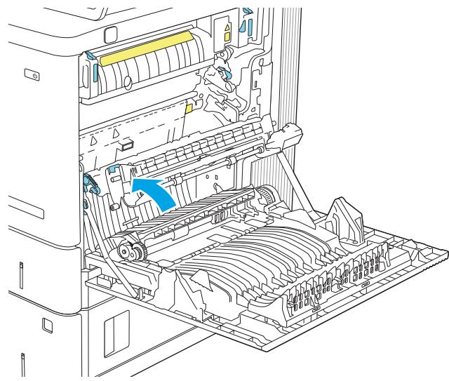 HP M555DN - B bourrage papier au niveau de la porte droite et de l'unité de fusion - 7