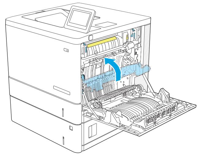 HP M555DN - B bourrage papier au niveau de la porte droite et de l'unité de fusion - 4
