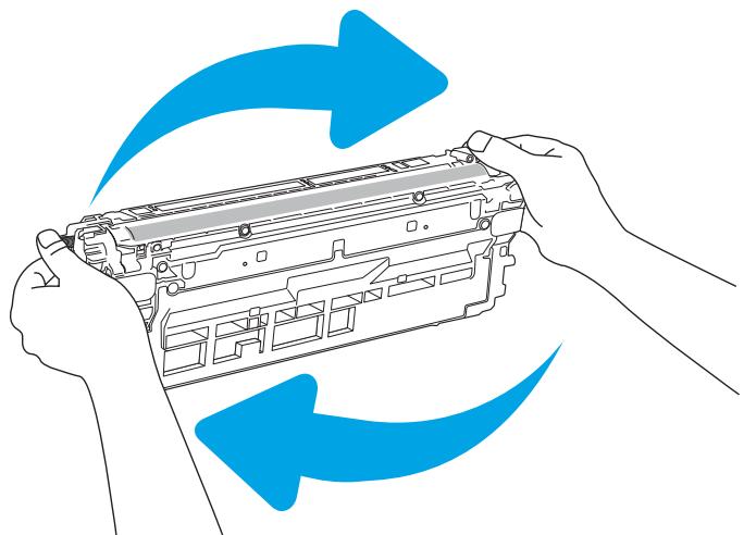 HP M555DN - Le message « le niveau de la cartouche est bas » ou « le niveau de la cartouche est très bas » s'affiche sur le panneau de commande de l'imprimante - 1