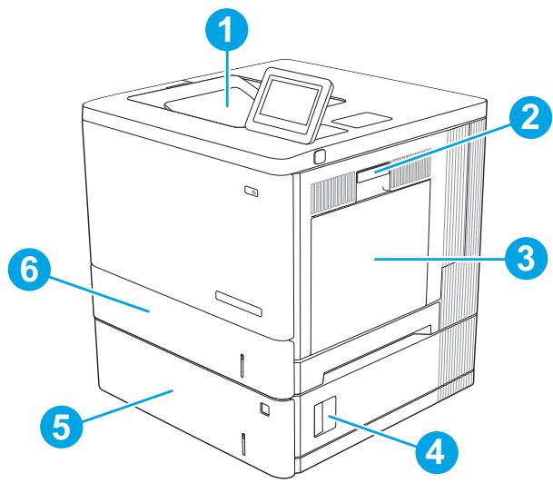 HP M555DN - Emplacements des boulons - 1