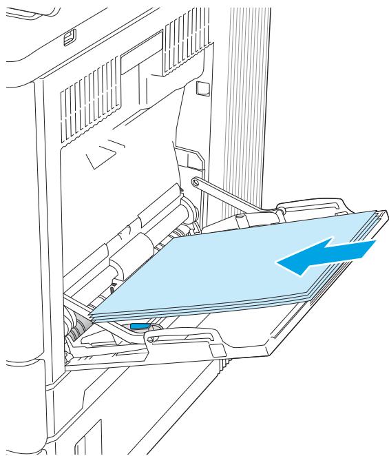 HP M555DN - Chargement du papier dans le bac 1 - 3