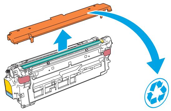 HP M555DN - Retrait et remplacement des cartouches - 5
