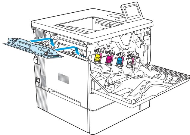 HP M555DN - Retrait et remplacement de l'unité de récapération du toner - 5