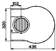 FRANKE TURN FTU 3805 XS - Platzbedarf - 3