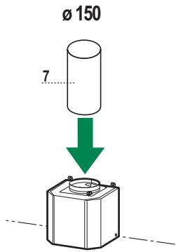 FRANKE TURN FTU 3805 XS - AIR OUTLET - RECIRCULATION VERSION - 1