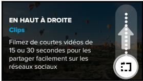 GOPRO MAX CHDHZ-202-RX - Raccourcis écran - 2