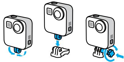 GOPRO MAX CHDHZ-202-RX - ATTACHER VOTRE CAMÉRA SUR DES FIXATIONS - 1