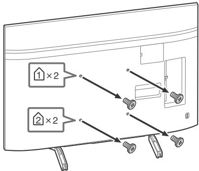 SONY BRAVIA KD85XG8596 - Irrota ruuvit TV:n takaosasta. - 1