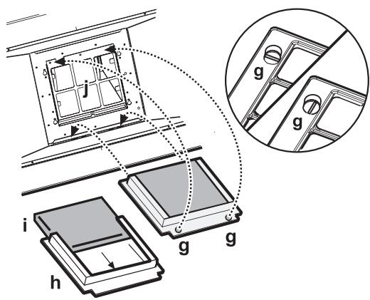 WHIRLPOOL AKR 799/IXL - Fitting the carbon filter: - 1