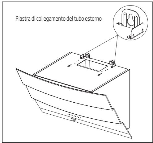 BEKO HCA62640B - Montaggio della cappa a parete - 2