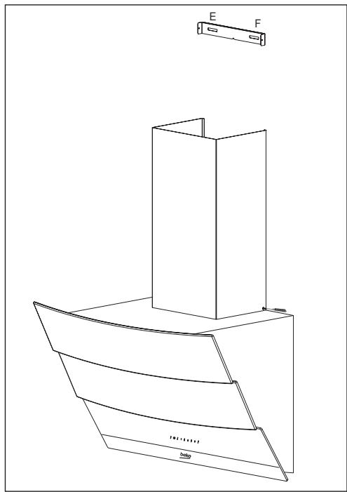 BEKO HCA62640B - Inštalácia spotrebiča - 1