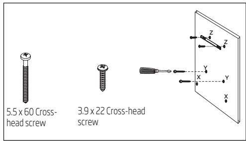 BEKO HCA62640B - Namestitev vijakov za nosilec - 1