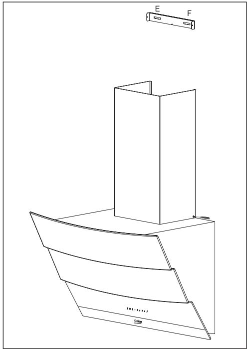 BEKO HCA62640B - Установка повітропроводу витяжки - 1